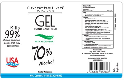 8.4 Fl Oz Label (.03 Hand Sanitizer 8.4 Fl Oz)